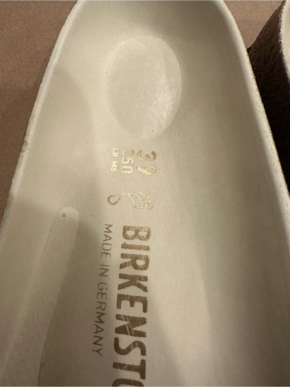 Birkenstock Madrid Cream Gloss Slides - Picture 4 of 10